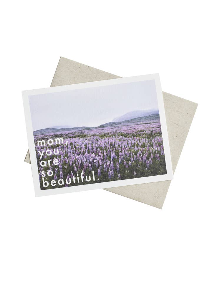 Beautiful Mom Card for wholesale by Knot & Bow