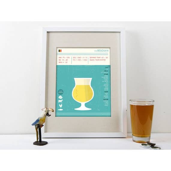 The National Anthem - Wholesale Art Print - 8” x 10” Belgian Beer Art Print