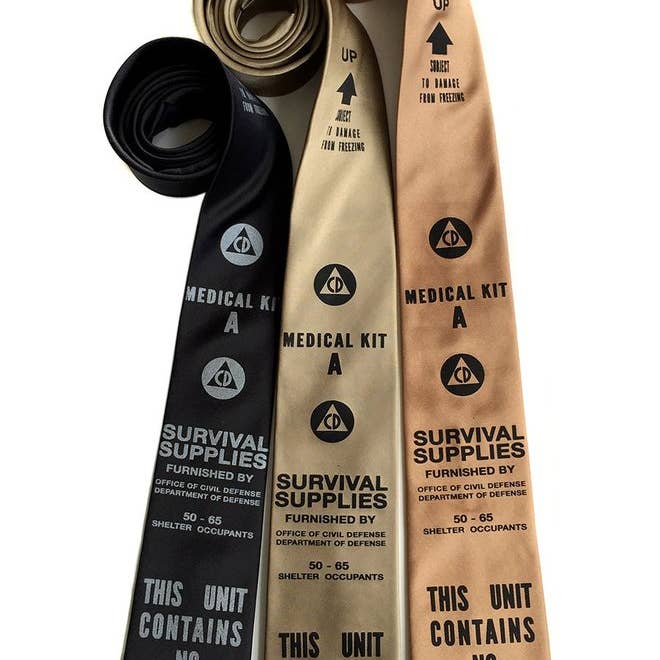 Cyberoptix Tie Lab - Wholesale Necktie - Men's - Civil Defense Medical Kit Necktie9