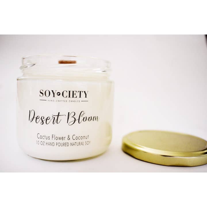 10oz Desert Bloom for wholesale by Soyciety Candles