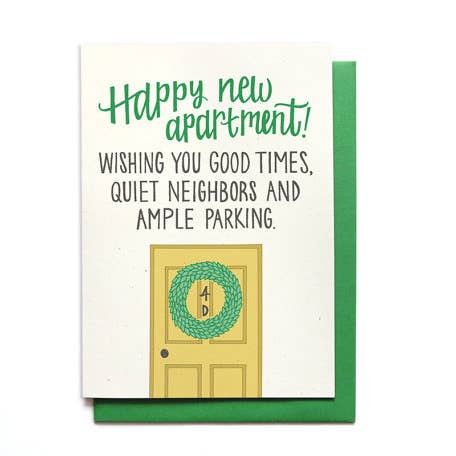 Housewarming Card - Apartment for wholesale by Hennel Paper Co.