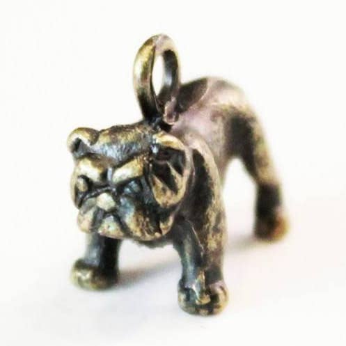 Bulldog Charm Bracelet, Necklace, or Charm Only for wholesale by Gleeful Peacock