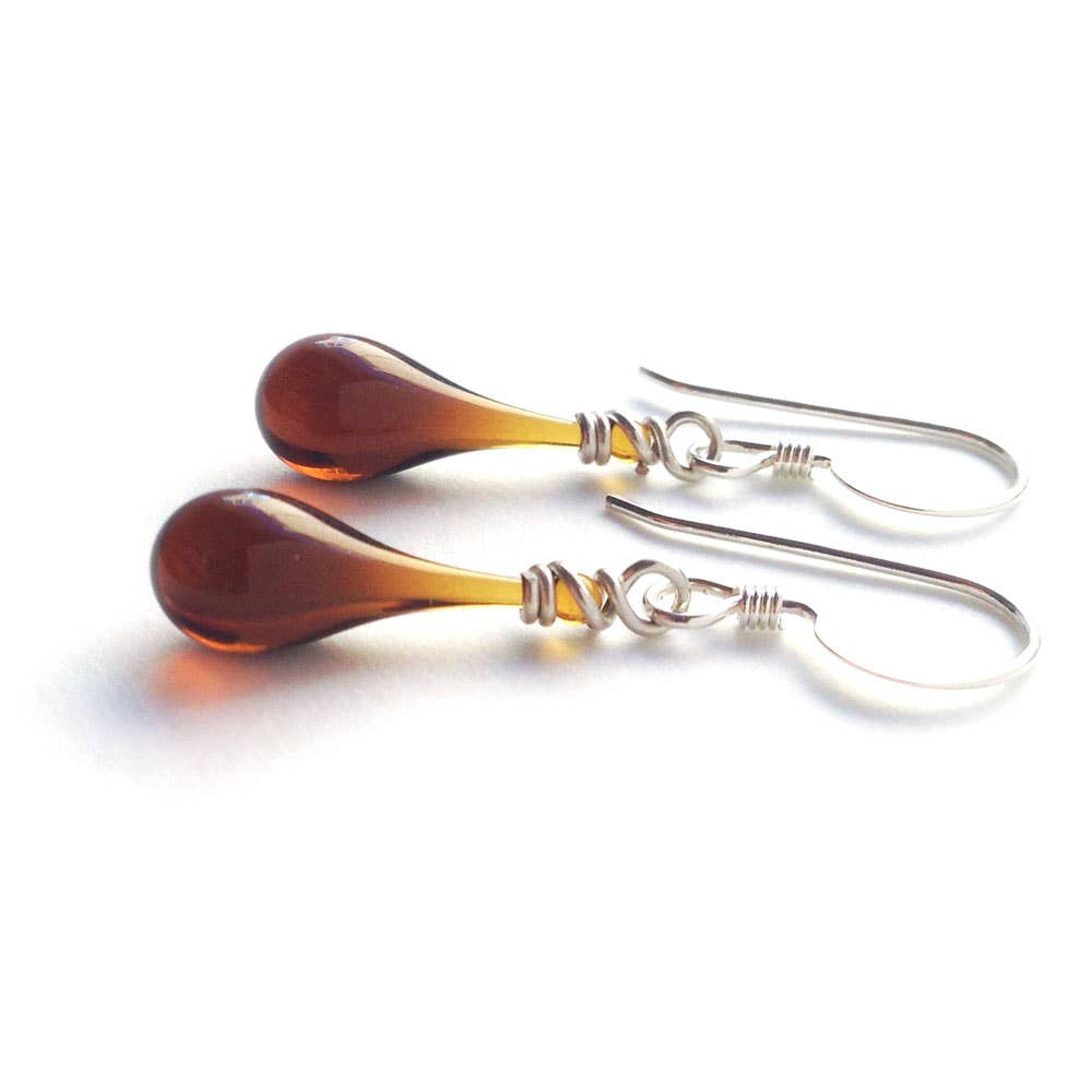 Sundrop Jewelry - Wholesale Dangle Earrings - Solaris Colorful Glass Teardrop Earrings11