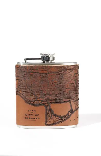 Tactile Craftworks - Wholesale Flask - Toronto Map Flask0
