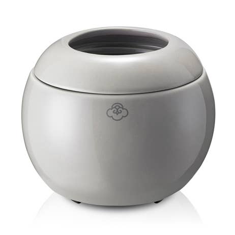 Dome Grey No-Spill Wax Melt Warmer (use with Serene Pod) for wholesale by SERENE HOUSE