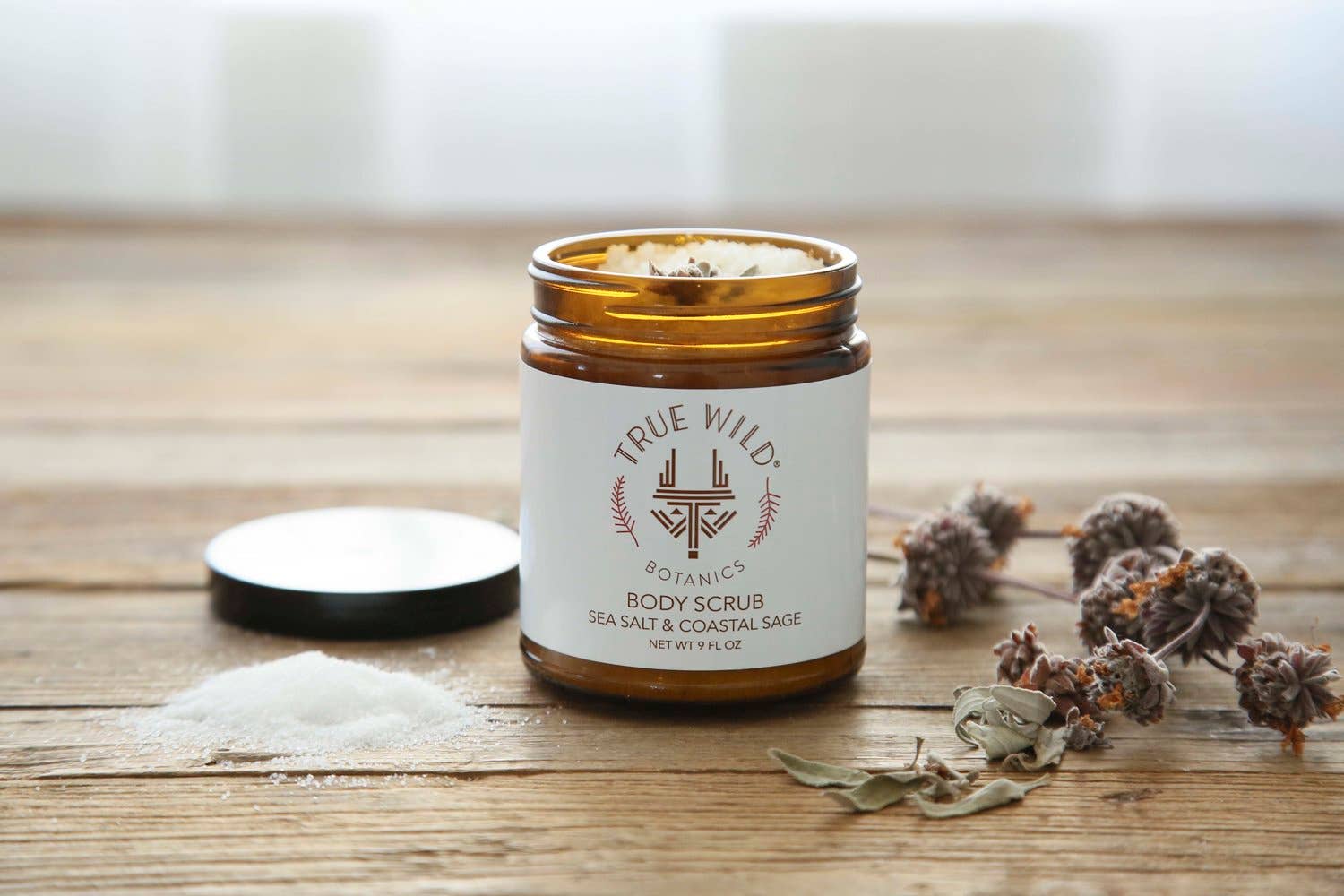 True Wild Botanics - Wholesale Body Scrub/Exfoliant - Sea Salt & Coastal Sage Body Scrub1