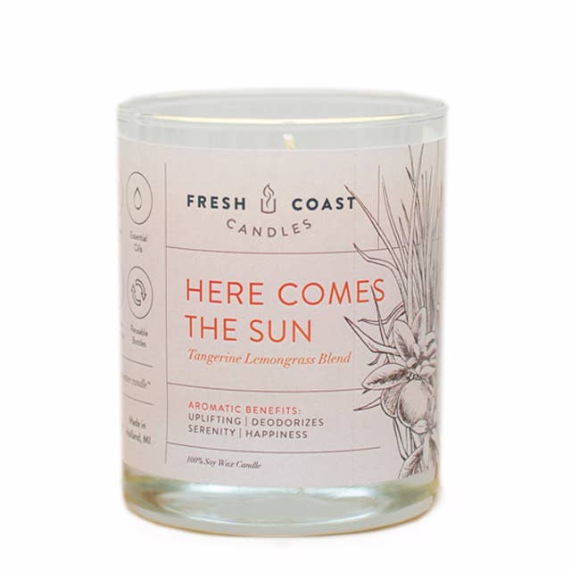 Here Comes the Sun 11oz for wholesale by Fresh Coast Candles