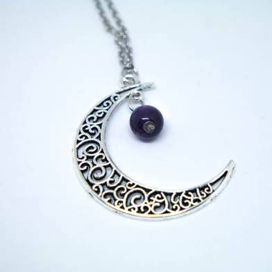 Månen Av Fire Halsband för wholesale av Foxfire Stones