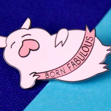 Born Fab Enamel Pin for wholesale by Studio Smalls