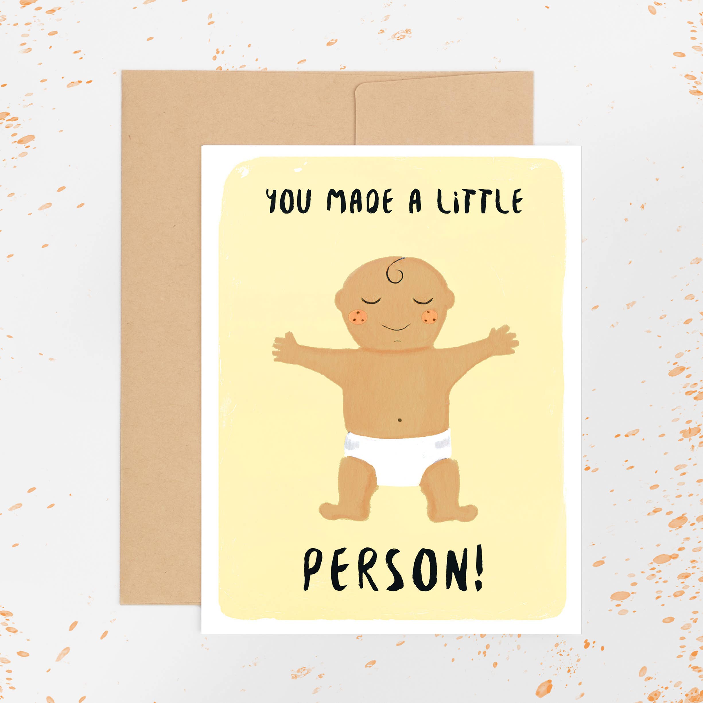 REMOVED BRAND - Wholesale Baby Card - Little Person 2 Card0
