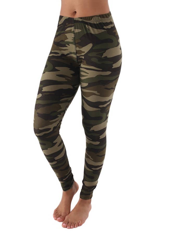 ITZON - Wholesale Athletic/Lounge Leggings - Women's - PL149 Camo Legging - Regular