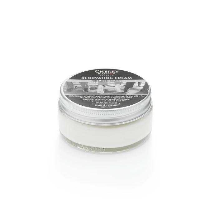 Renovating Cream Polish - White for wholesale by Cherry Blossom Shoe Care