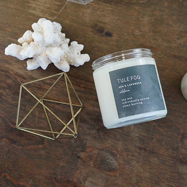 Tule Fog Candles - Wholesale Jar/Filled Candle - Sea + Lavender Soy Candle 7oz1