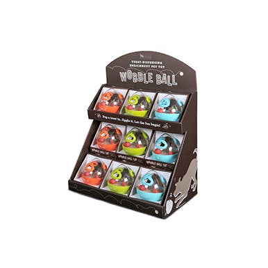P.L.A.Y. Pet Lifestyle and You - Wholesale Pet Toy - Dog - 24 Wobbles + FREE Counter Display (holds 12)3