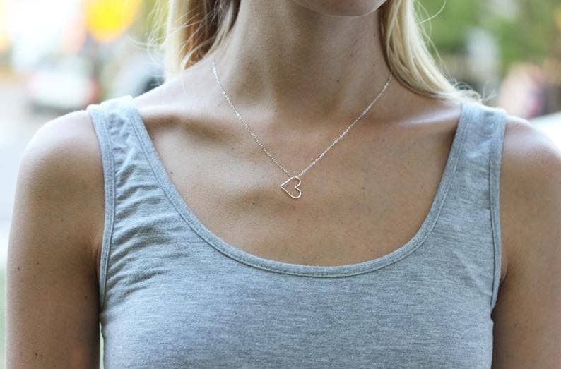 Diament Jewelry - Wholesale Pendant/Charm Necklace - Gold Filled Heart Necklace1