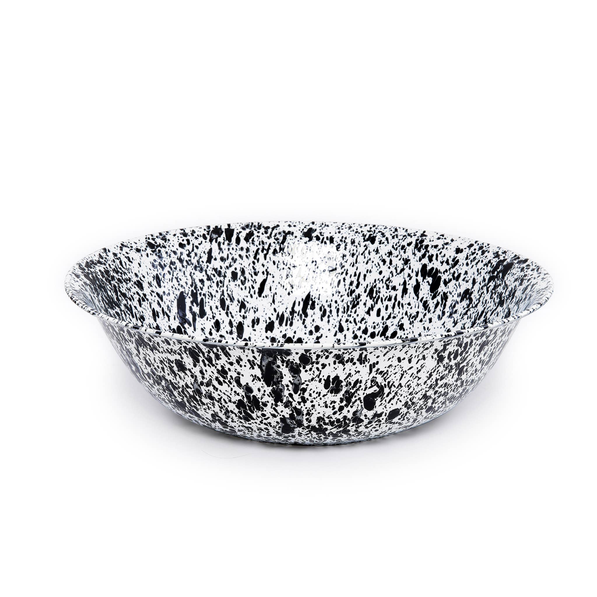 Crow Canyon Home - Wholesale Serve Bowl - Splatter Enamelware Benson Basin0
