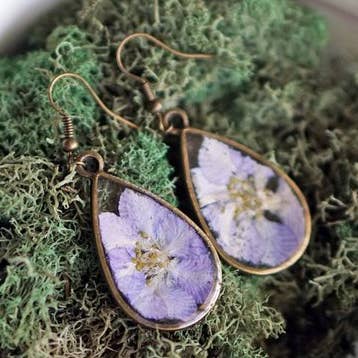 July Birth Flower Earrings for wholesale by The Pretty Pickle