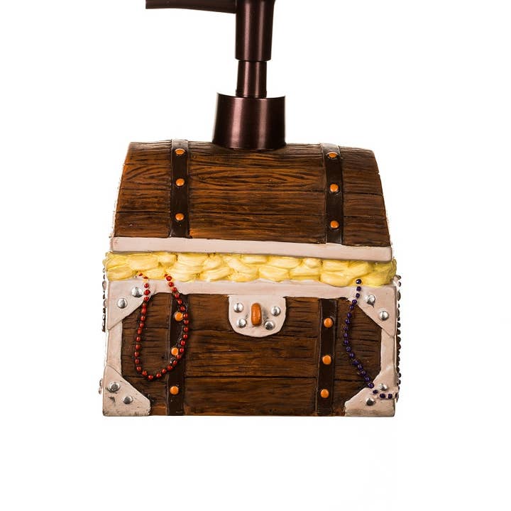 Borders Unlimited - Wholesale Soap Dispenser - Pirate's Treasure Chest Lotion / Soap Dispenser