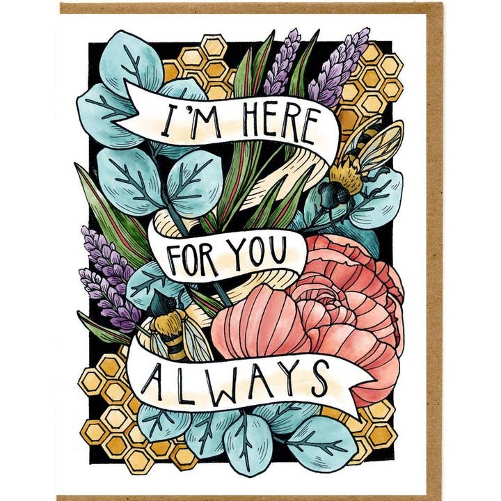 Mattea - Wholesale Love Card - I Am Here For You Always Card