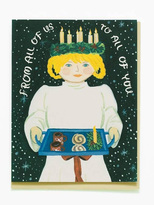 Santa Lucia Card for wholesale by Small Adventure