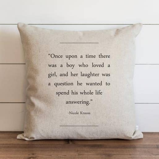 Book Collection Nicole Krauss Pillow Cover for wholesale by Porter Lane Home