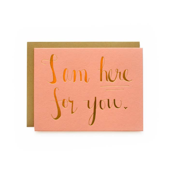 Here For You | Happy Cards for wholesale by Wild Ink Press
