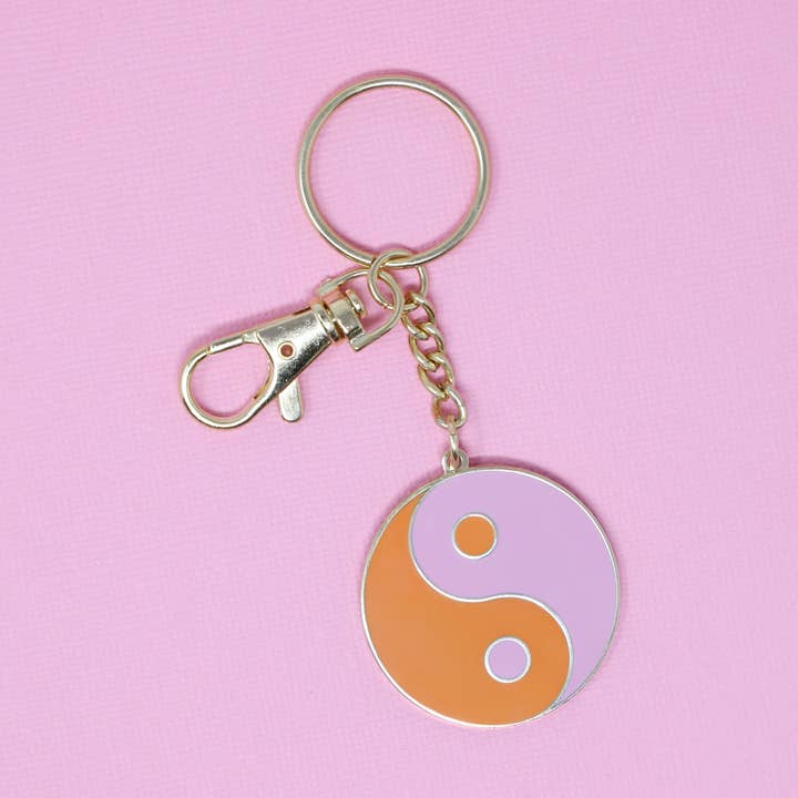 Yin Yang keychain for wholesale by Made Au Gold