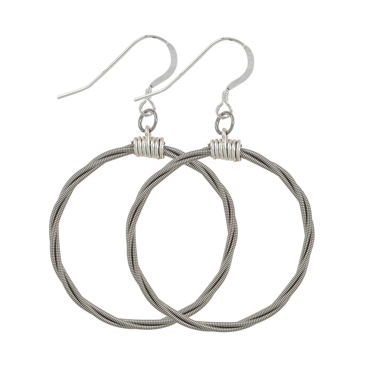 High Strung Studios - Wholesale Dangle Earrings - Song Circle Hoop Earring