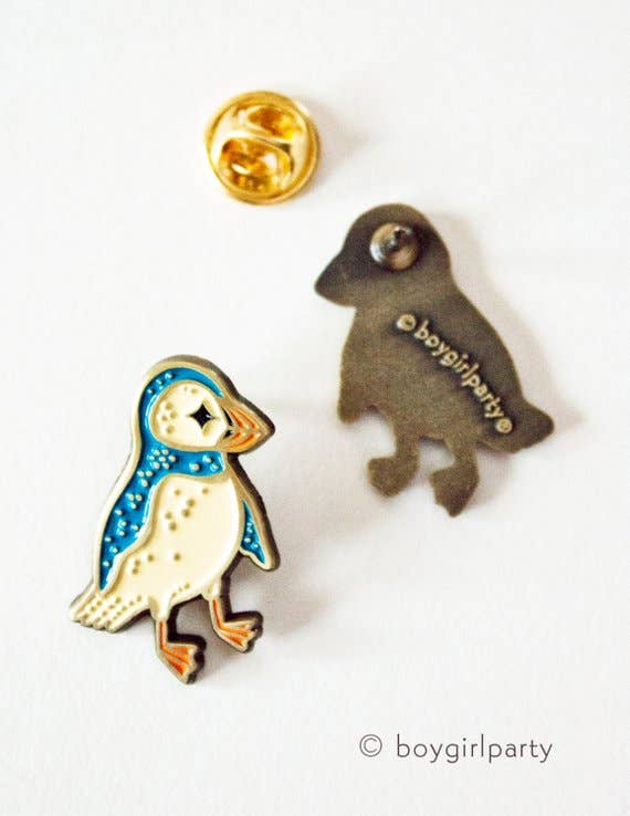 Boygirlparty - Vente Épinglettes/boutons - Pin émail péguin Puffin1