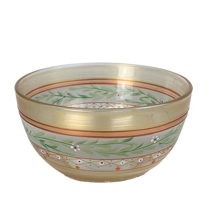 Guirnalda marroquí, diseño de mosaico dorado, 15 cm para venta al por mayor de Golden Hill Studio