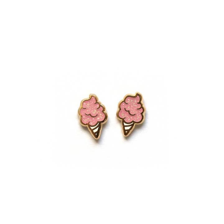 LuxCups Creative - Wholesale Stud/Post Earrings - Cotton Candy Earrings (ON SALE!)
