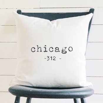 Customizable Zip Code Cotton Canvas Pillow Faire Com