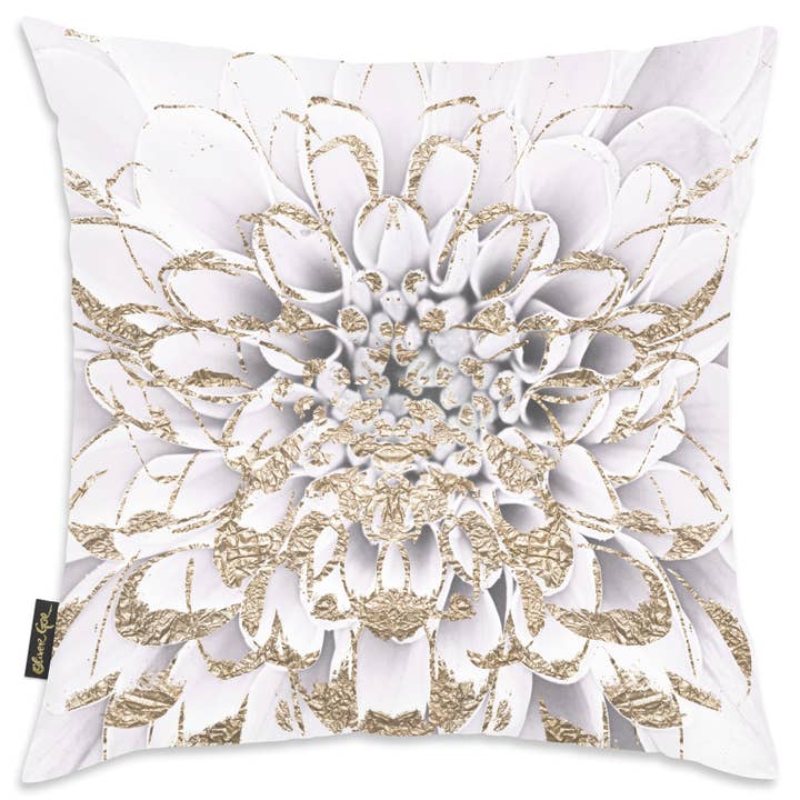 Almofada decorativa Oliver Gal 'Floralia Blanc' por atacado de The Oliver Gal Artist