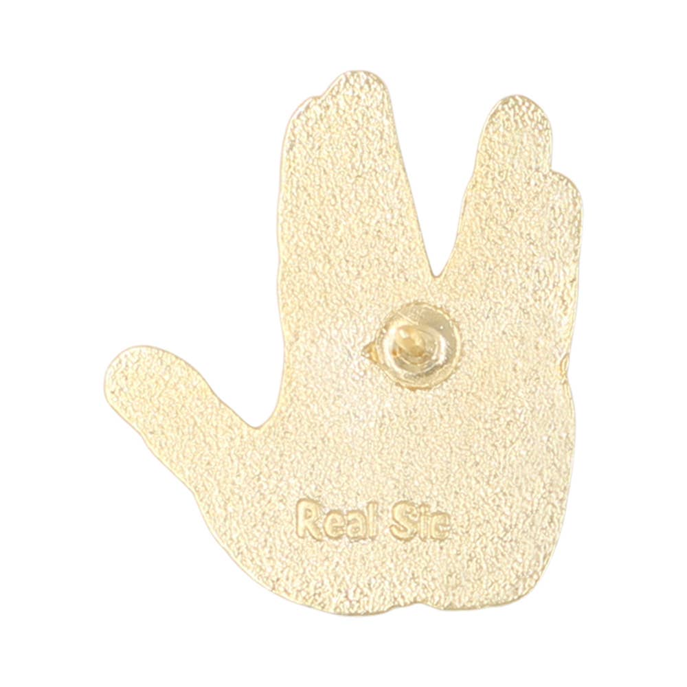 Real Sic - Wholesale Lapel Pin/Button - Live Long & Prosper Emoji – Star Trek Enamel Pin3
