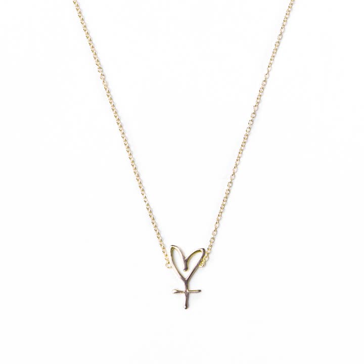 Secret Sisterhood – wholesale Hänge-/berlockhalsband – Systerskap Symbol Halsband