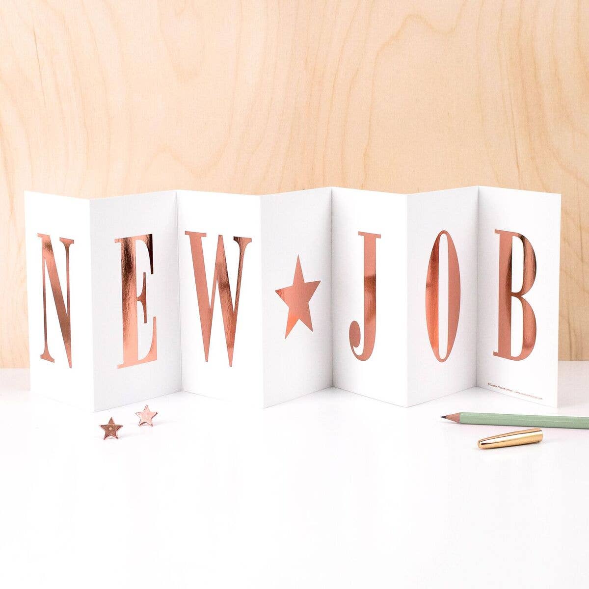 Coulson Macleod (U.S. Duties Paid) - Wholesale Congratulations Card - New Job Foiled Fold Out Concertina Banner Card0