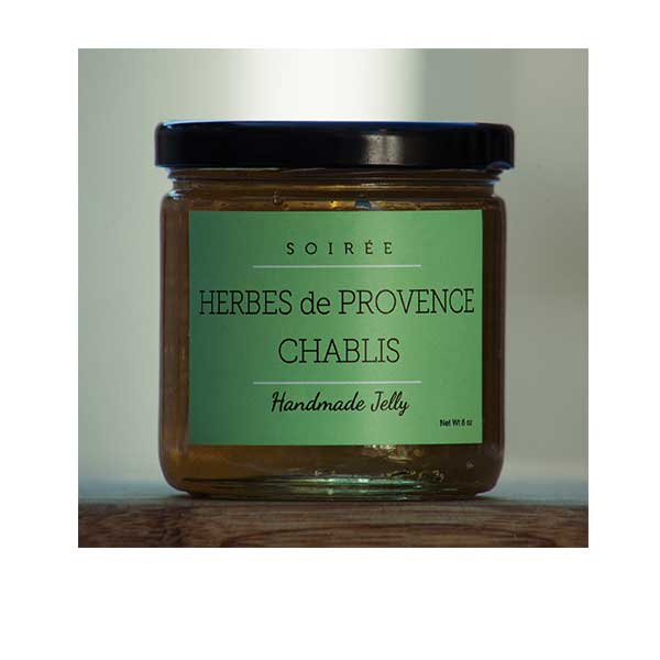 Soiree Wine Jelly - Wholesale Jam/Jelly - Herbes de Provence Chablis