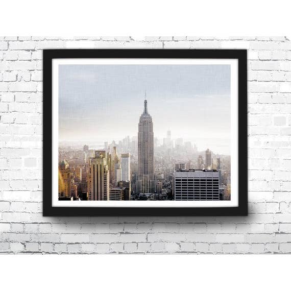 11” x 14” Empire State Building Art Print for wholesale by The National Anthem