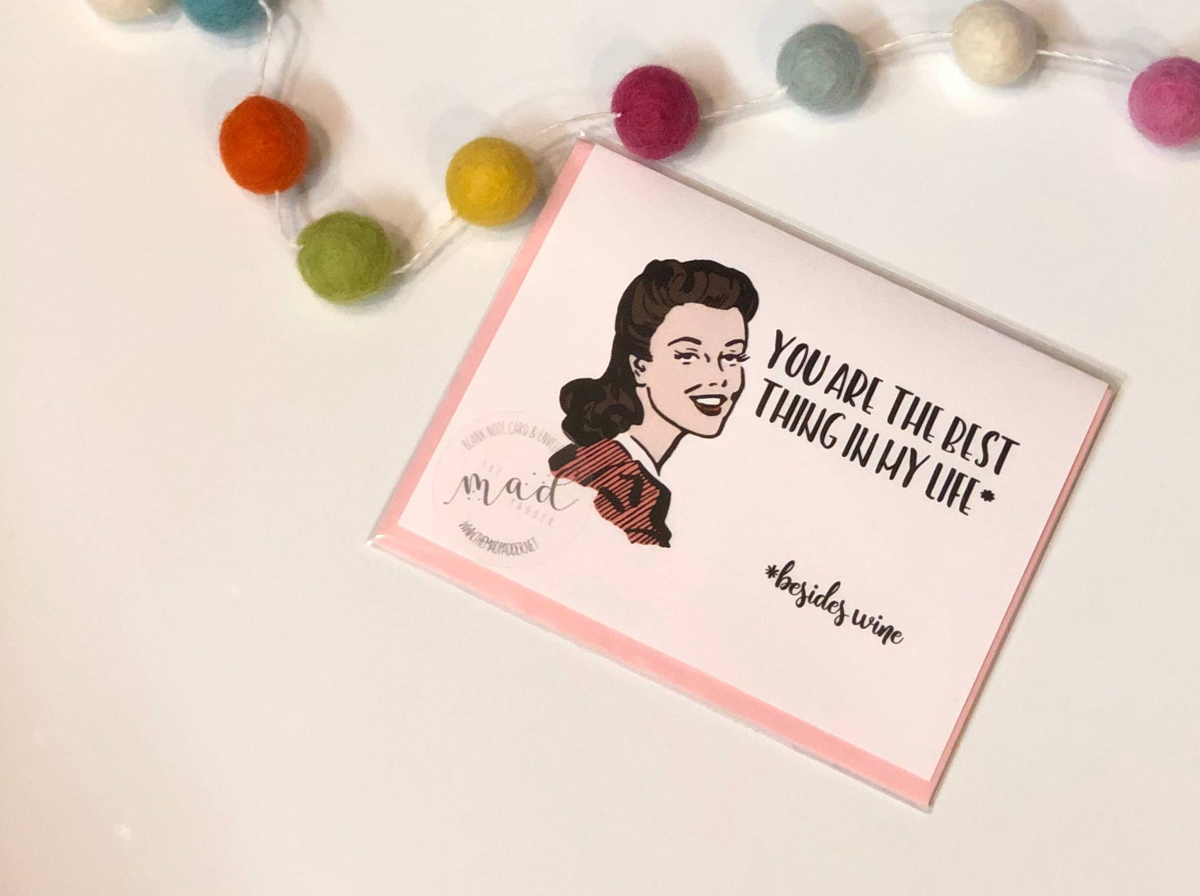 The Mad Padder - Wholesale Valentine's Day Card - Witty Women Valentine Card - Lie In Bed - On Phone - Love10