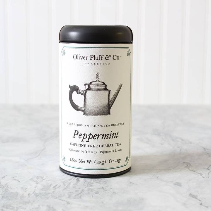 Oliver Pluff & Company - Venta al por mayor Bolsitas de té - Peppermint - 20 bolsitas de té en lata de té1