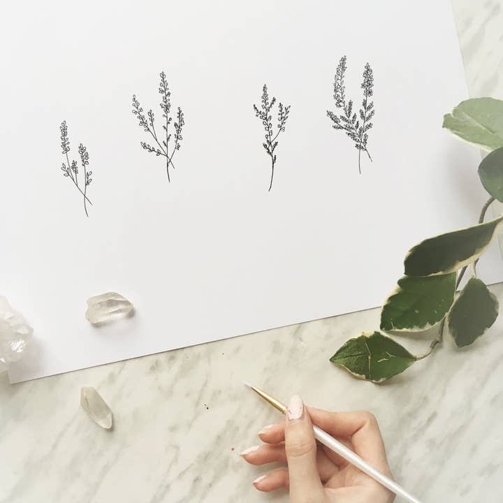 Katelyn Morse Art – wholesale Art print – Heather Art Print 8X102