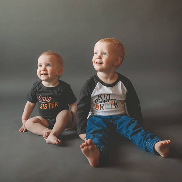 Sweetpea and Co. - Wholesale Screen Printed T-Shirt - Kids - Big Brother Kid Raglan Tee1