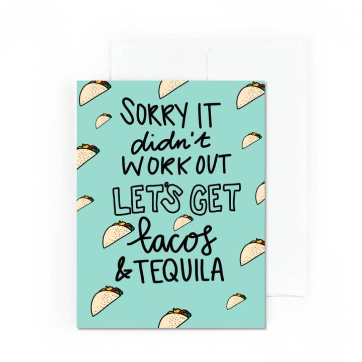 Vamos receber o Cartão de Simpatia dos Tacos e da Tequila por atacado de Pretty Peacock Paperie - Women's Empowerment