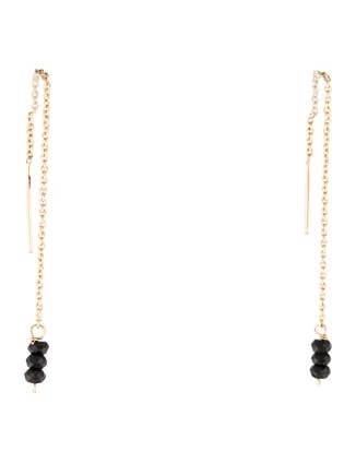 Spinel Threader Earrings for wholesale by Ore & Gold