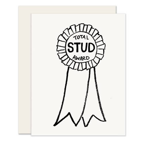 Slightly Stationery - Wholesale Congratulations Card - Stud Award
