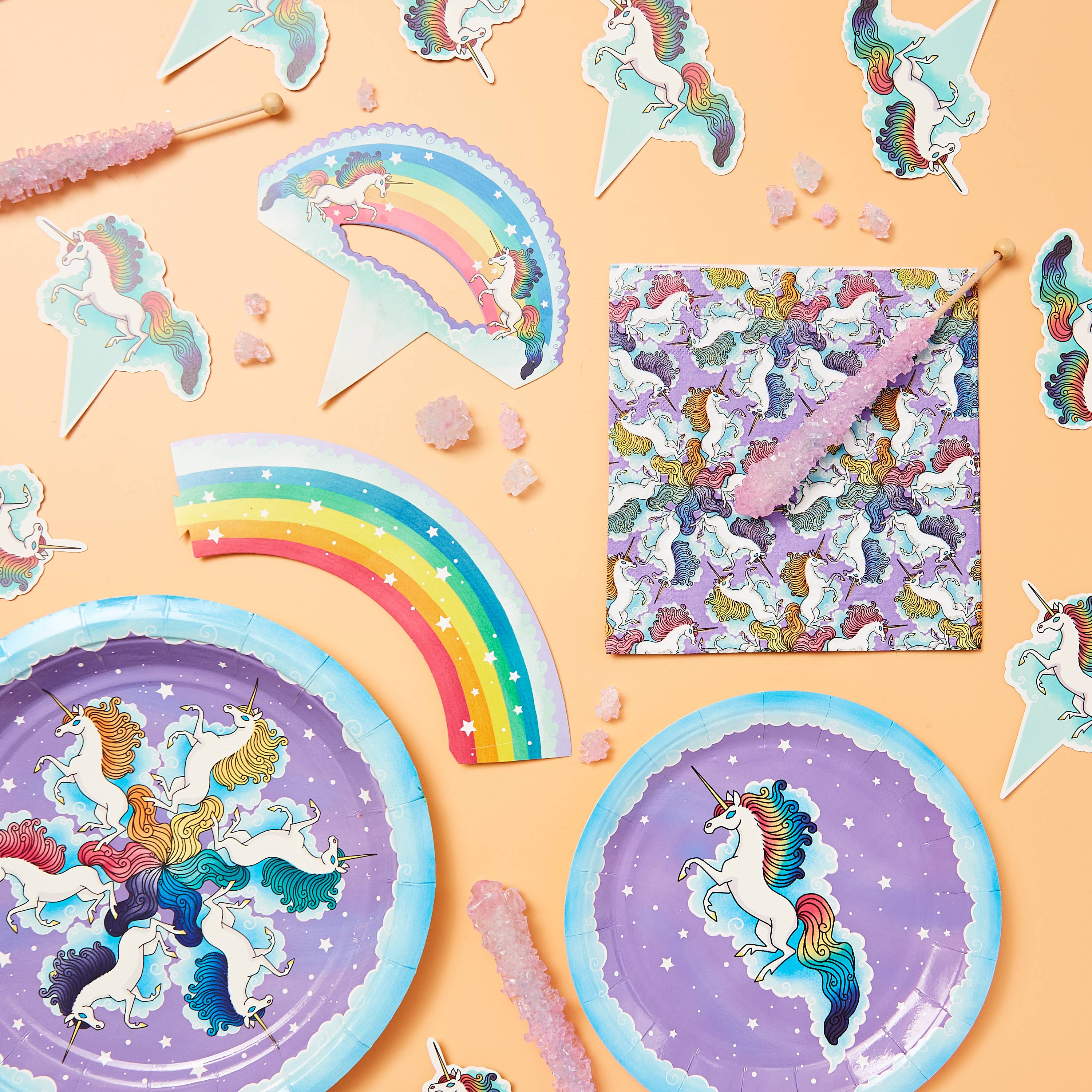 Mythical Slyme - Wholesale Cake/Cupcake Topper - Rainbow Unicorn Cupcake Decoration2