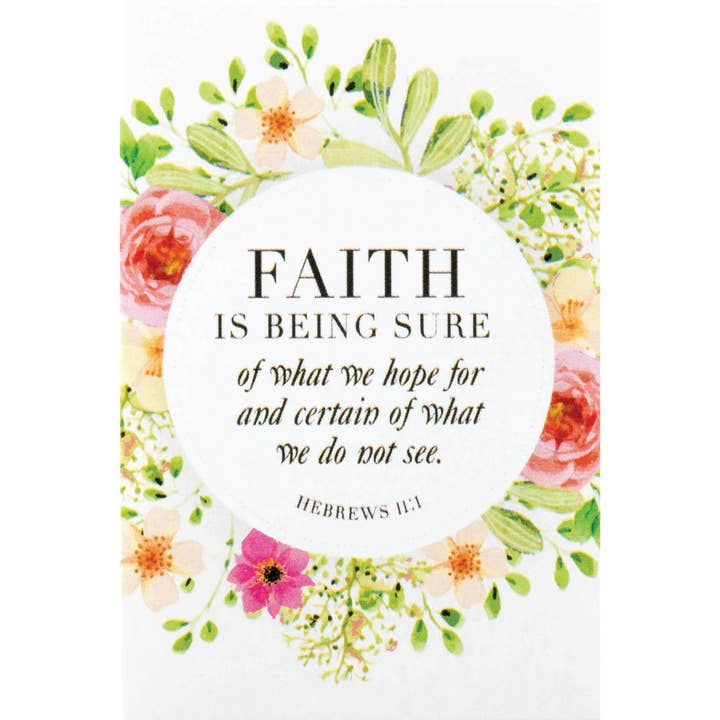 Faith Is Being Sure Bookmark, 2x3 Inches for wholesale by Dicksons