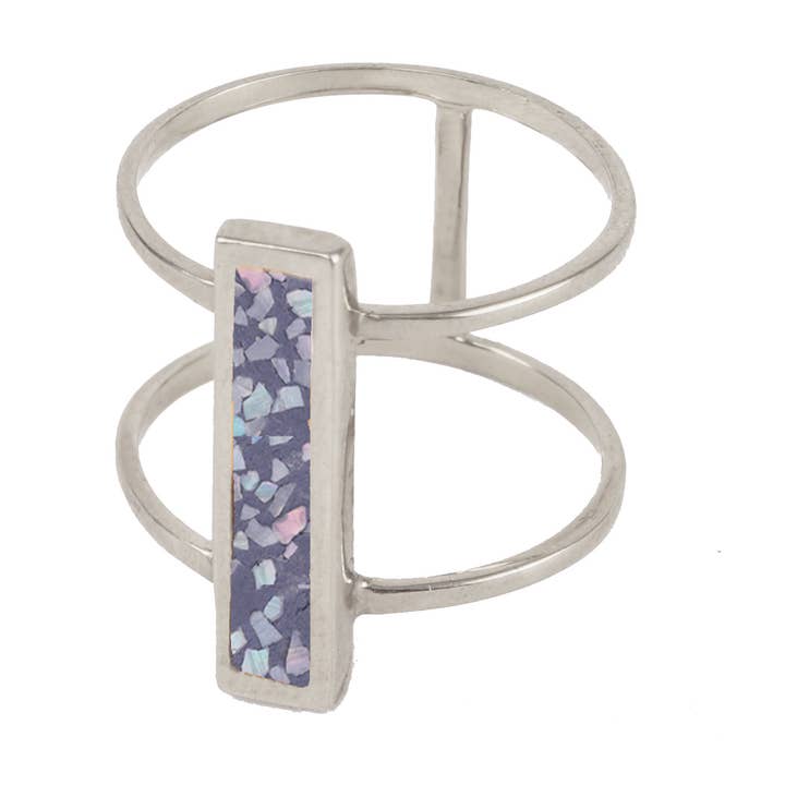 Sterling Denim Mod Ring for wholesale by Marionwild Jewelry