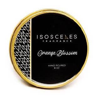 8oz Gold Travel Tin - Orange Blossom for wholesale by Isosceles Fragrance