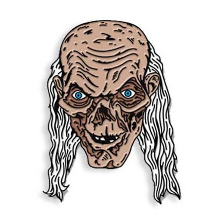 Crypt Keeper Soft Enamel Black Metal Lapel Pin for wholesale by Yesterdays